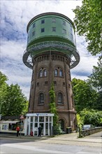 Water tower Essen-Steele, no longer in operation, listed building, used as an office building,