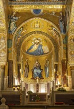 Palatine Chapel, Cappella Palatina, Palermo, Sicily, Italy, Europe