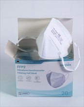 Pack of FFP2 protective masks, face masks, with CE marking