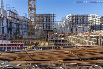 Major construction site Parc Durant, on Henri-Dunant-Strasse in Essen-Rüttenscheid, where 298