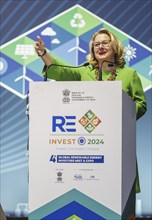 Svenja Schulze (SPD), Federal Minister for Economic Cooperation and Development lands in India in