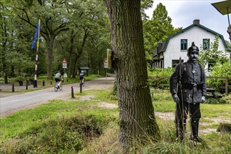 The so-called Green Border, at the former border crossing Grenzweg near Straelen-Kastanienburg and