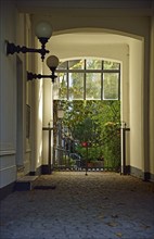 Europe, Germany, Hamburg, Rotherbaum, architecture, residential building, passageway to courtyard,