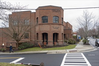 Lenoir-Rhyne University building, Ashville campus, North Carolina, USA, North America