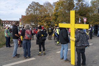 Protest action against the demolition of the village of Lützerath in the Rhenish lignite mining