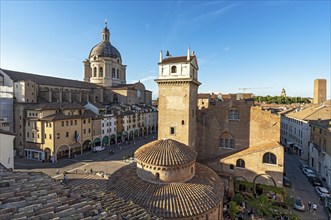 Piazza delle Erbe, Mantua, Mantova, Italy, Europe