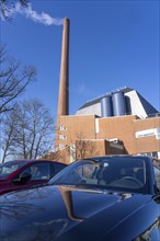 The Igony heating plant in Essen-Rüttenscheid, a district heating plant fuelled by natural gas,