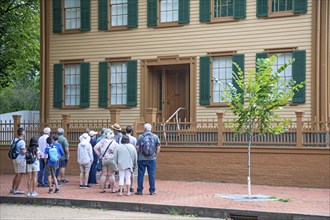 Springfield, Illinois, The Lincoln Home National Historic Site preserves the home and neighborhood