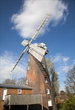 Buttrum's Mill windmill built 1836, Woodbridge, Suffolk, England, United Kingdom, Europe