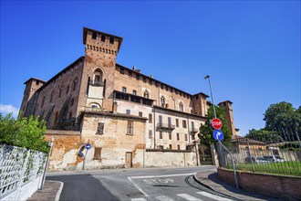 Castle in Sant'Angelo Lodigiano, Lombardy, Italy, Europe