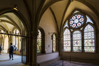 Cloister, Church of Our Lady, UNESCO World Heritage Site, Trier, Rhineland-Palatinate, Germany,