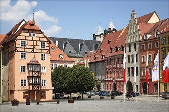 Market square and Spalicek, Cheb Stöckl, Cheb, Eger, Egerland, Czech Republic, Czech Republic,