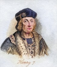 Henry VII. 1485-1509 King of England from the book Crabbs Historical Dictionary from 1825,