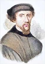 Henry Howard Earl of Surrey, 1517-1547, English nobleman and poet, Illustration from Old England's