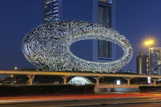 Museum of the Future on Sheikh Zayed Road in Dubai, United Arab Emirates, Asia