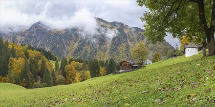 Gerstruben, a former mountain farming village in the Dietersbachtal valley near Oberstdorf, Allgäu