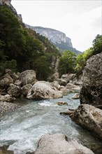 Verdon Gorge, Gorges du Verdon, Verdon Regional nature park Park, Provence,