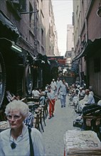 Restaurant, Chan el-Chalili Bazaar, Cairo, Egypt, Africa