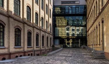 Restored architecture in the Edison Höfe, Invalidenstraße, Berlin, Germany, Europe