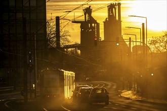 Duisburg-Bruckhausen steel site, ThyssenKrupp Steel, blast furnaces 8 and 9, on