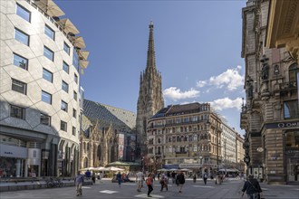 St Stephen's Square and St Stephen's Cathedral in Vienna, Austria, Europe