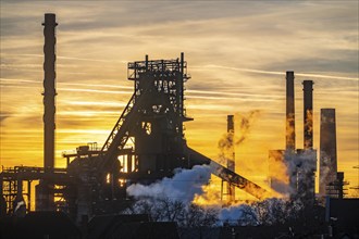 Blast furnace Schwelgern 1, Black Giant, ThyssenKrupp Steel Schwelgern plant in Duisburg-Marxloh is