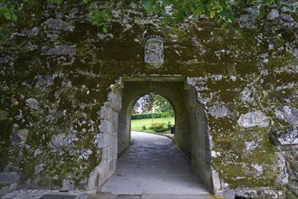 Castro de Vigo park arch in Galicia of Spain