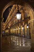 Salamanca Plaza Mayor in Spain along via de la Plata way to Santiago