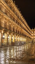 Salamanca Plaza Mayor in Spain along via de la Plata way to Santiago