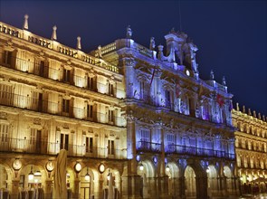 Salamanca Plaza Mayor in Spain along via de la Plata way to Santiago