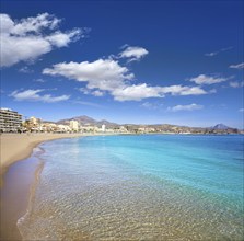 Campello of Alicante Carrer de la Mar beach in Spain at Costa Blanca