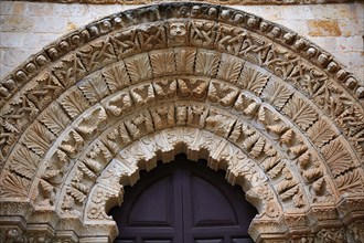 Zamora Santa Maria Magdalena church facade in Spain