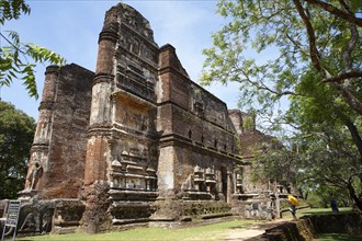 Lankatilaka Temple in the ruined city of Polonnaruwa, Central Province, Sri Lanka, Asia