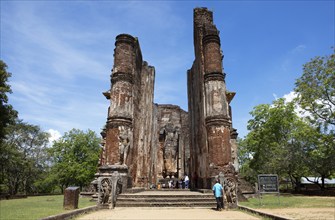 Lankatilaka Temple in the ruined city of Polonnaruwa, Central Province, Sri Lanka, Asia