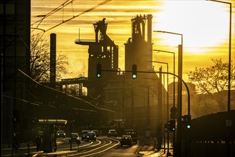 Duisburg-Bruckhausen steel site, ThyssenKrupp Steel, blast furnaces 8 and 9, on