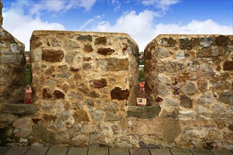 Zamora muralla fortress wall in Spain by Via de la Plata way to Santiago