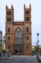 Berlin, Germany, 19 October 2021, Friedrich Werder Church in the Mitte district, Europe