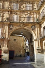 Salamanca Plaza Mayor in Spain along via de la Plata way to Santiago