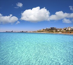 El Miracle beach in Tarragona at Costa Dorada of Catalonia