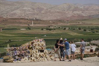 Hat seller, near Sidi Chahed Reservoir, Fes, morocco