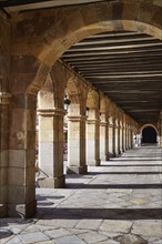 Salamanca Plaza Mayor in Spain along via de la Plata way to Santiago