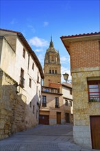 Salamanca Cathedral in Spain by the Via de la Plata way to Santiago