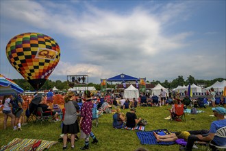 The New Jersey Lottery Festival of Ballooning, Solberg Airport, Whitehouse Station, NJ, USA, July