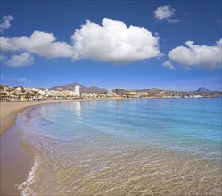 Campello of Alicante Carrer de la Mar beach in Spain at Costa Blanca