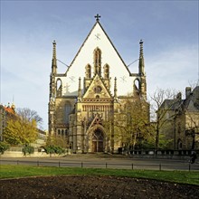 St Thomas' Church in Leipzig, Johann Sebastian Bach's place of work. Leipzig, Saxony, Germany,