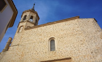 Tembleque church in Toledo at Castile La Mancha on Saint james way