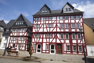 Alte Faerberei, former dyeworks, now Haus der Vereine building, Herborn, Hesse, Germany, Europe,