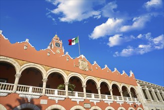 Merida city Town hall of Yucatan in Mexico