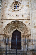 Zamora Santa Maria Magdalena church facade in Spain