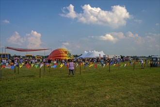 The New Jersey Lottery Festival of Ballooning, Solberg Airport, Whitehouse Station, NJ, USA, July